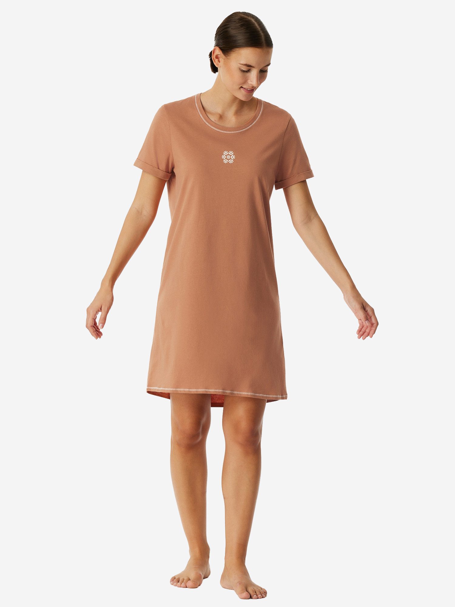 Schiesser Nachthemd kurzarm - Casual Essentials günstig online kaufen