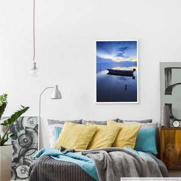Sinus Art Poster Naturfotografie 60x90cm Poster Blaue Stunde