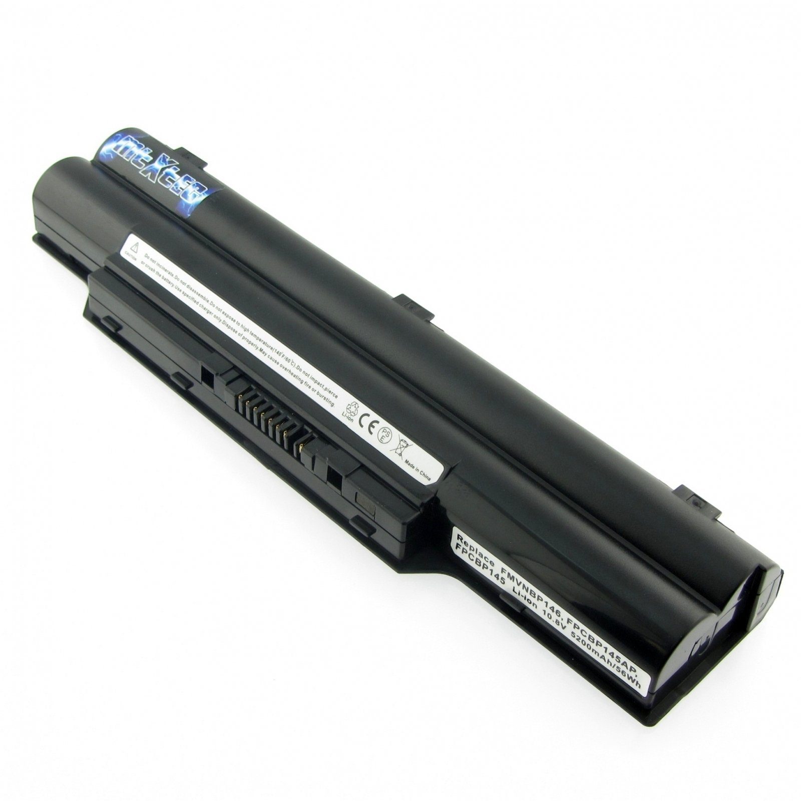 MTXtec Akku für FUJITSU FPB0262, 6 Zellen, LiIon, 10.8V, 5200mAh Laptop-Akku, 56 Wh, 6 Zellen, Lithium-Ionen (LiIon)