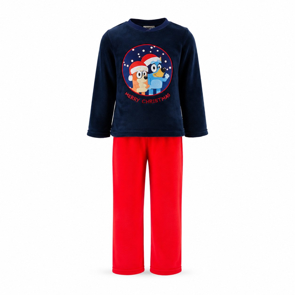 Bluey Schlafanzug Bluey Bingo Kinder Polar Fleece Pyjama Schlafanzug Pulli Hose Gr. 98 bis 116