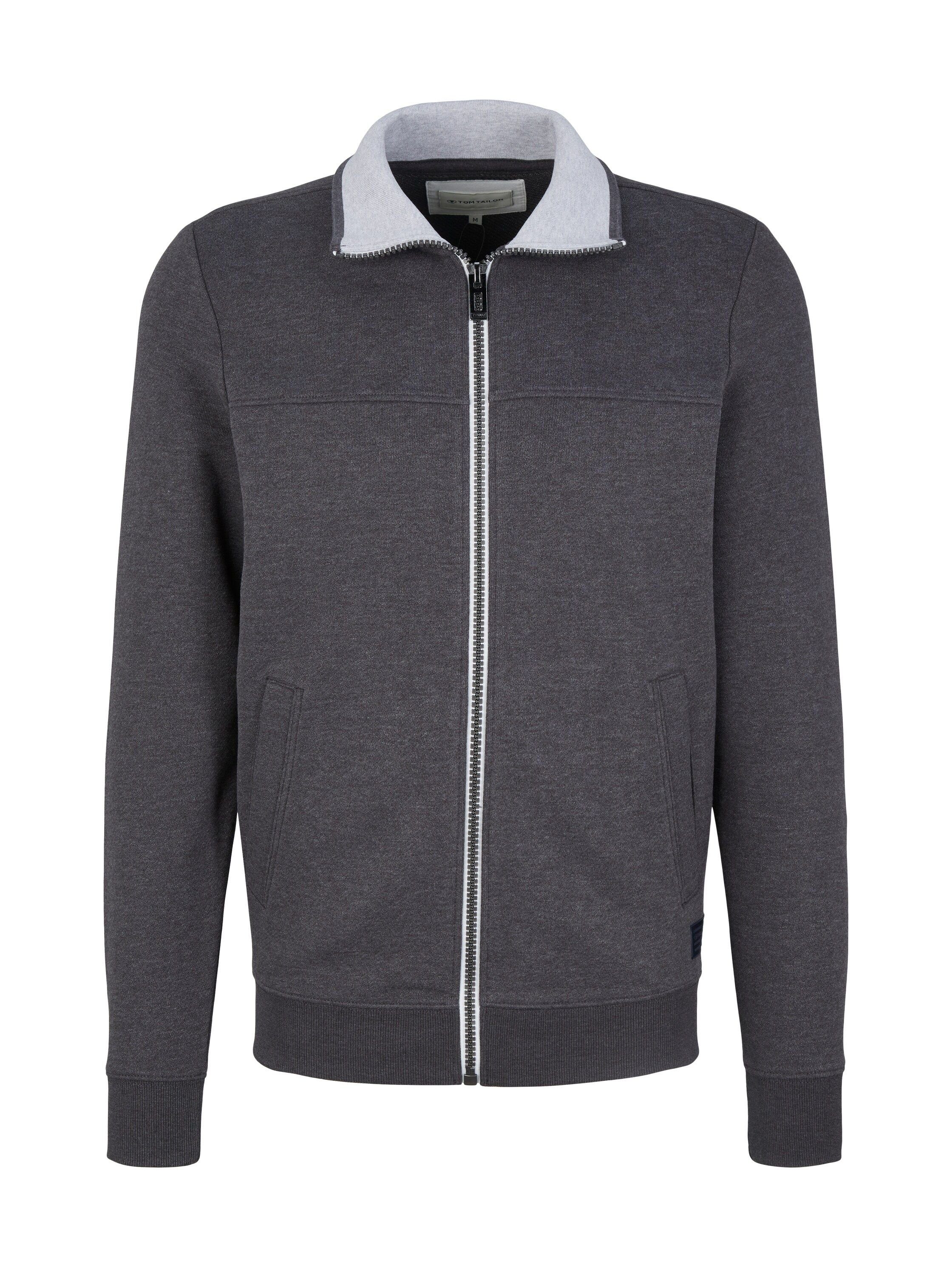 TOM TAILOR Sweatshirt Sweatjacke mit Ziernaht günstig online kaufen