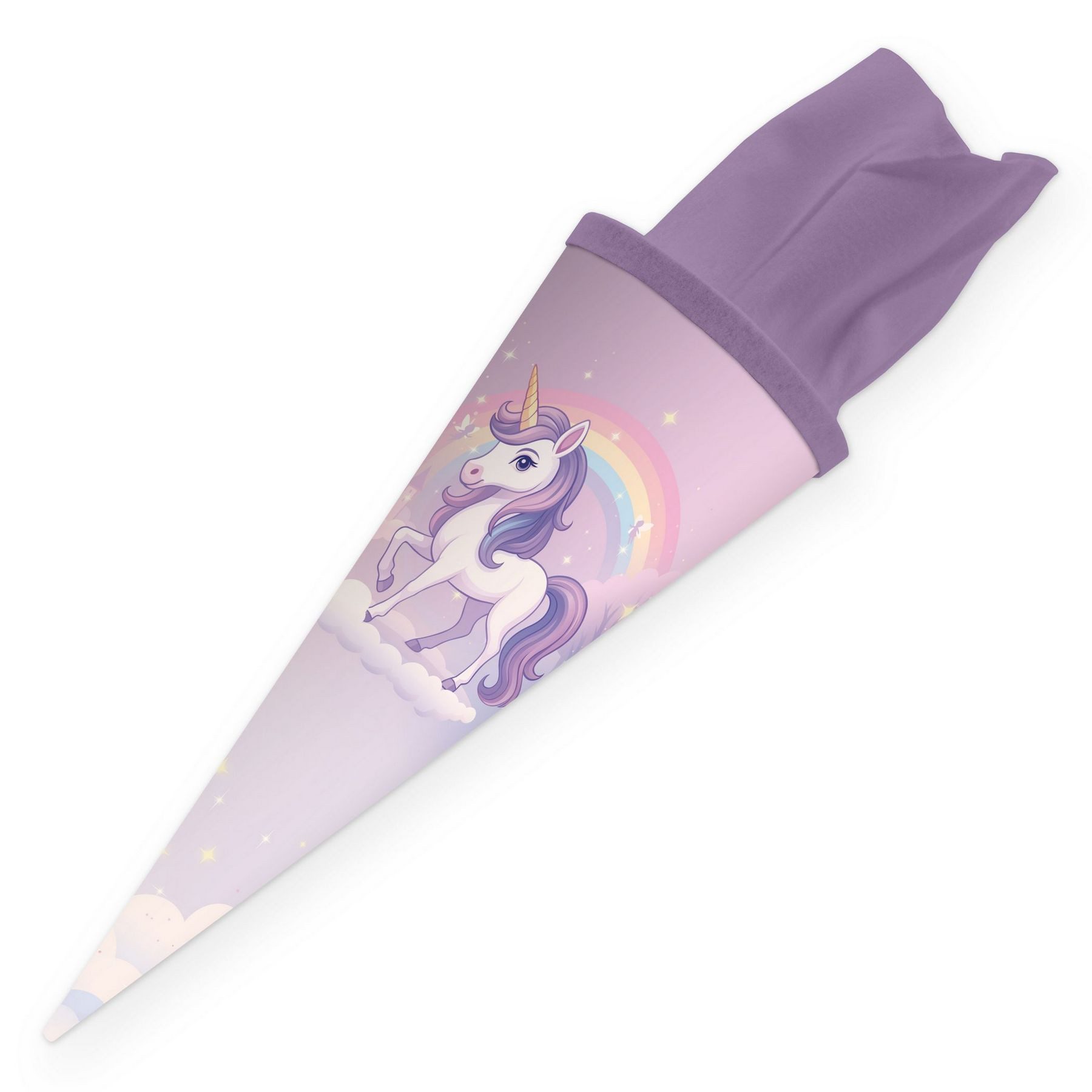 itenga Schultüte ITENGA Geschwister Schultüte 35cm Motiv EINHORN ZAUBERWOLKE Zuckertüte