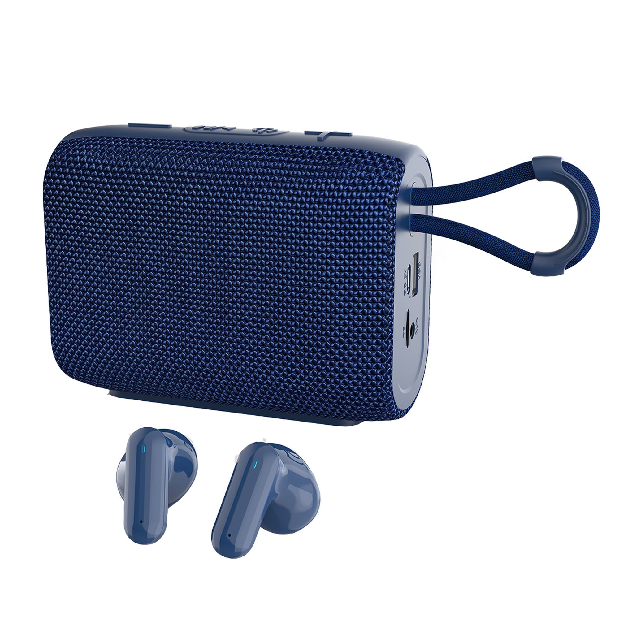 Lautsprecher IBETTER Lautsprecher,Portable enthalten) (Kabelloses Bluetooth-Headset Card, Lieferumfang AUX Bluetooth Lautsprecher,FM-Tuner,TF Lautsprecher im