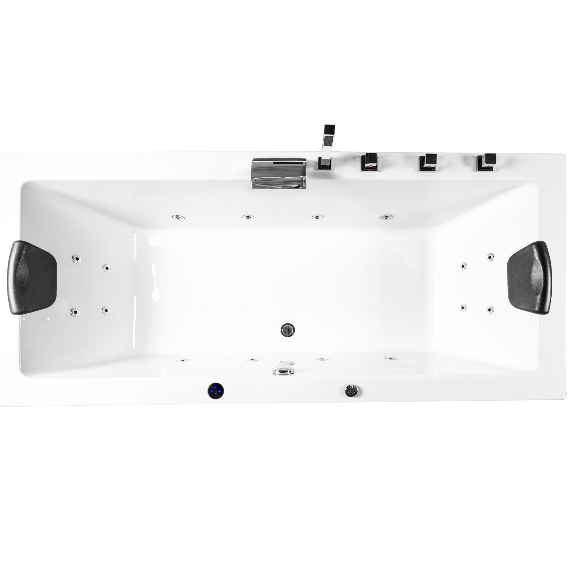 Basera® Whirlpool-Badewanne BASIC Indoor Whirlpool Badewanne günstig online kaufen