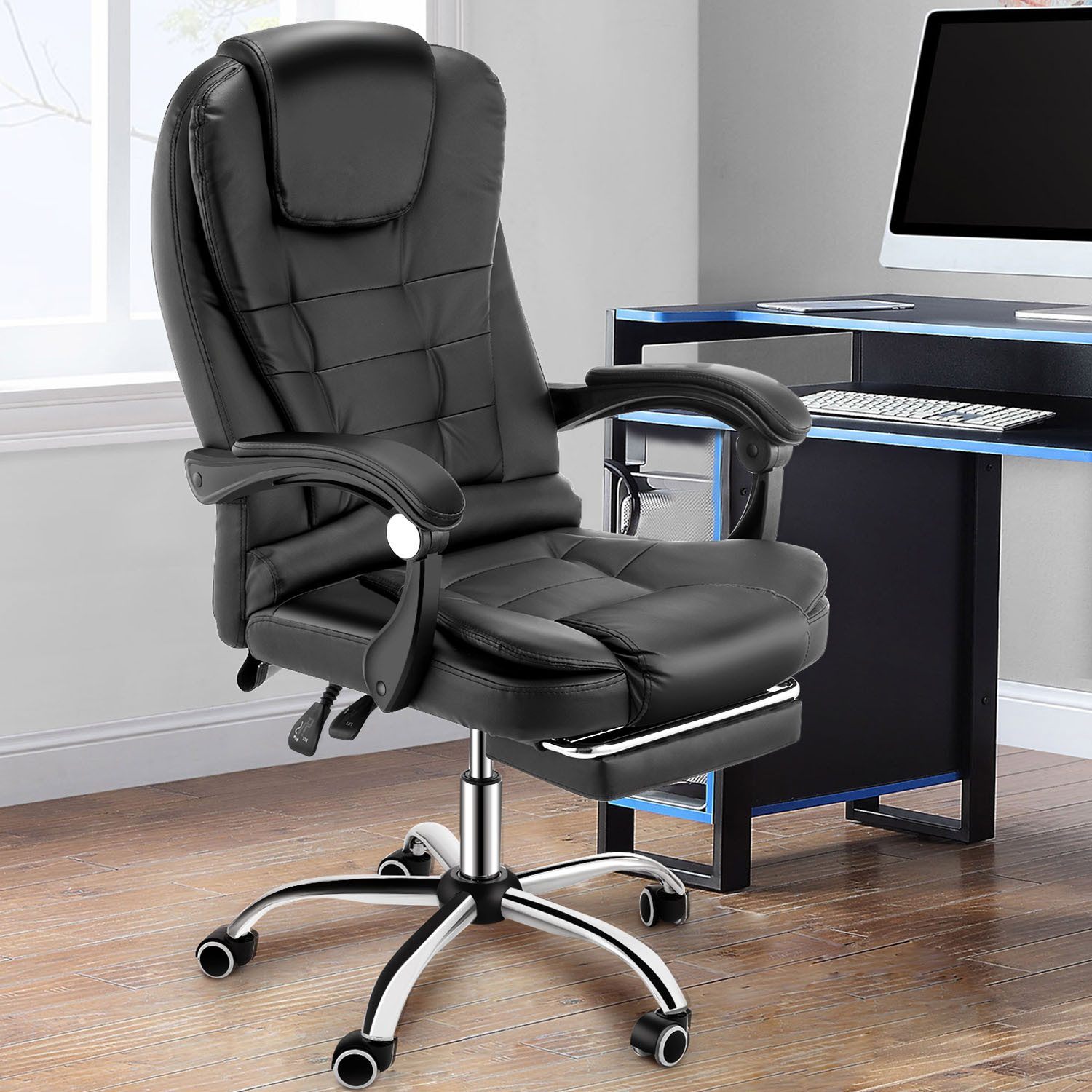 oyajia Bürostuhl Ergonomischer Bürostuhl Massage Chefsessel Drehstuhl Gamin günstig online kaufen