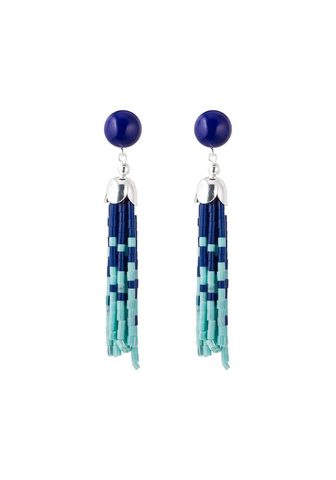 Gemshine Paar auskarai »Quasten Lapis Lazuli ir...