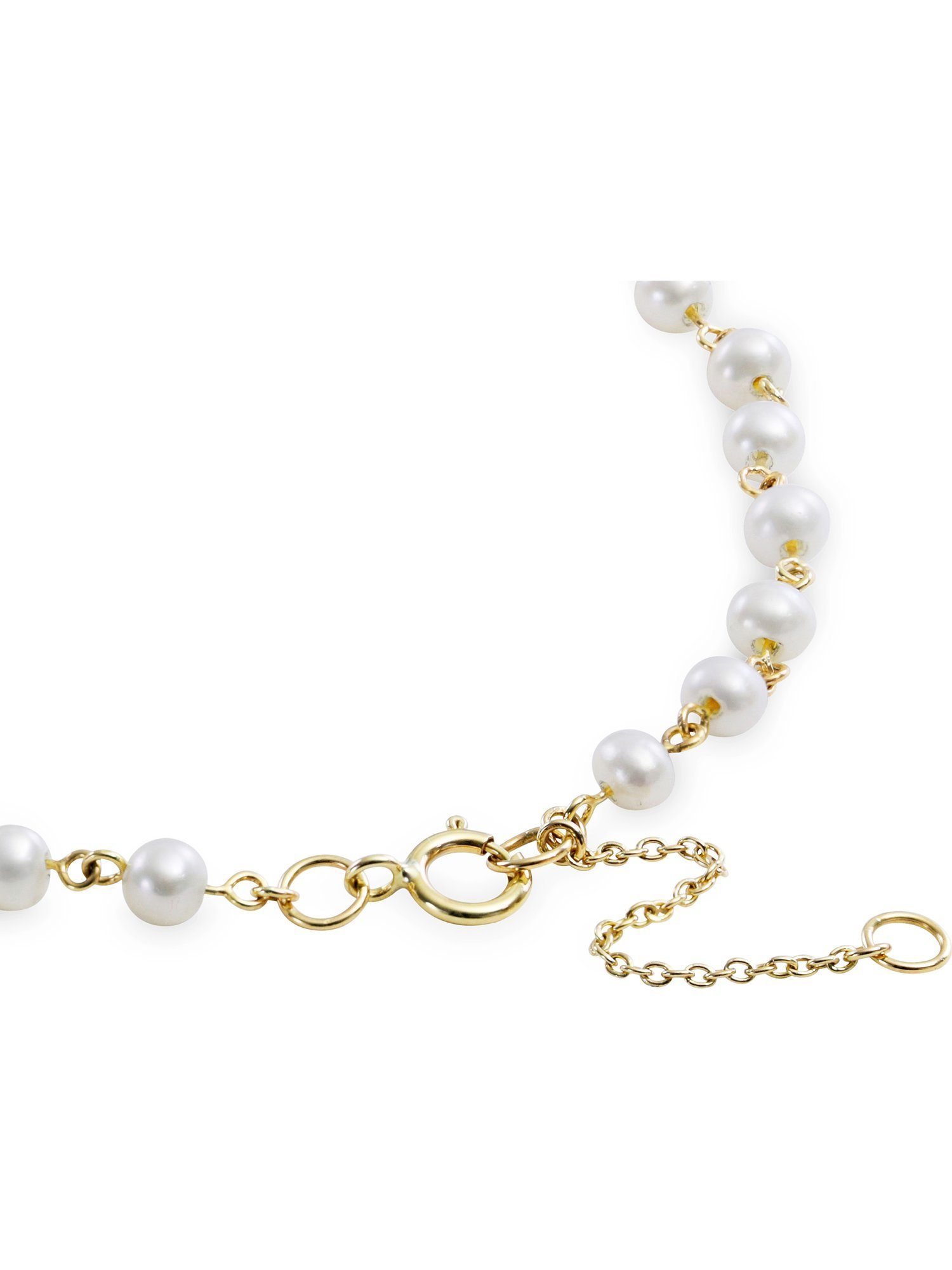CHRIST Goldarmband CHRIST Damen-Armband 375er Gelbgold Süßwasserperle