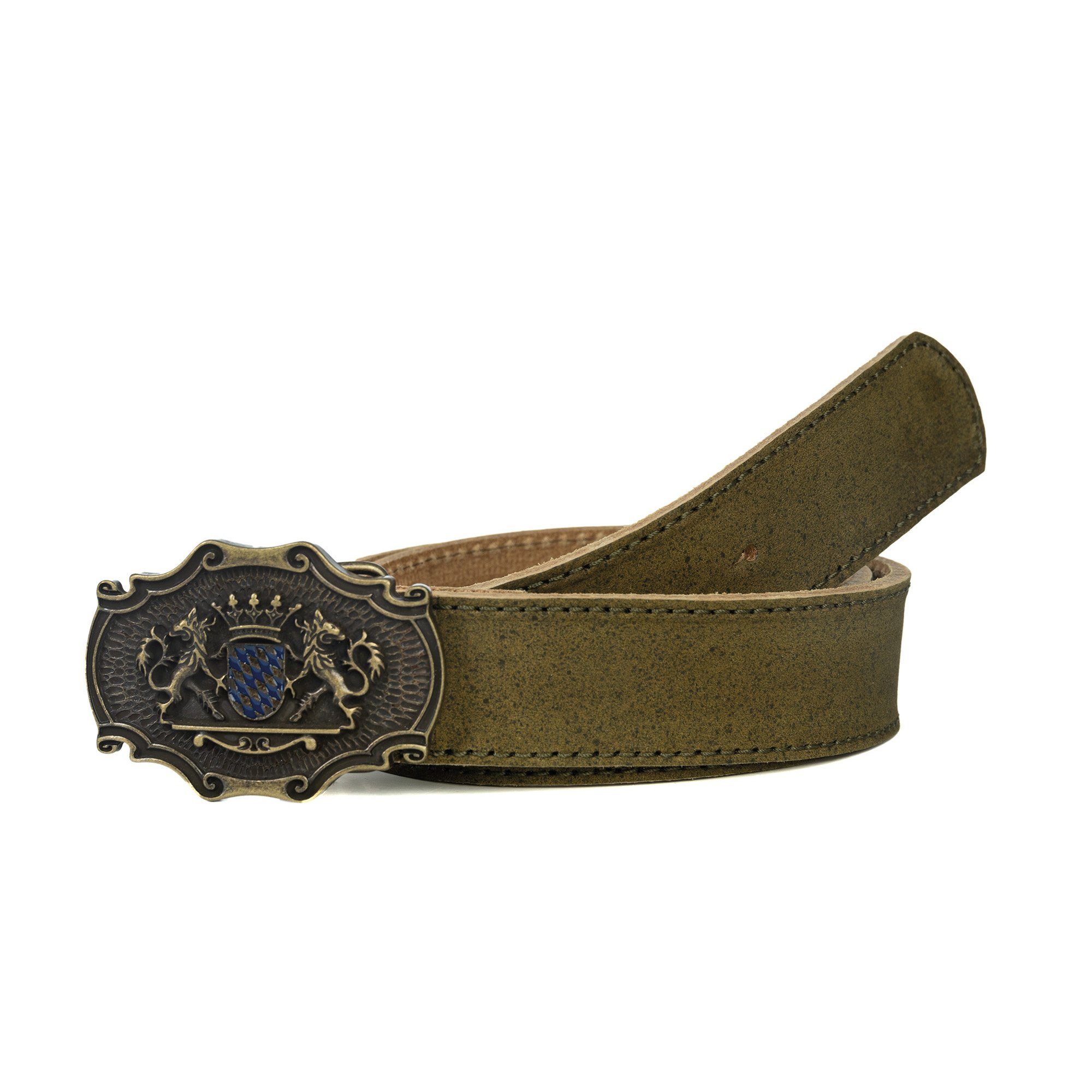 Der Trachtler Ledergürtel Trachtengürtel mit Schließe mit Bayernwappen MADE günstig online kaufen