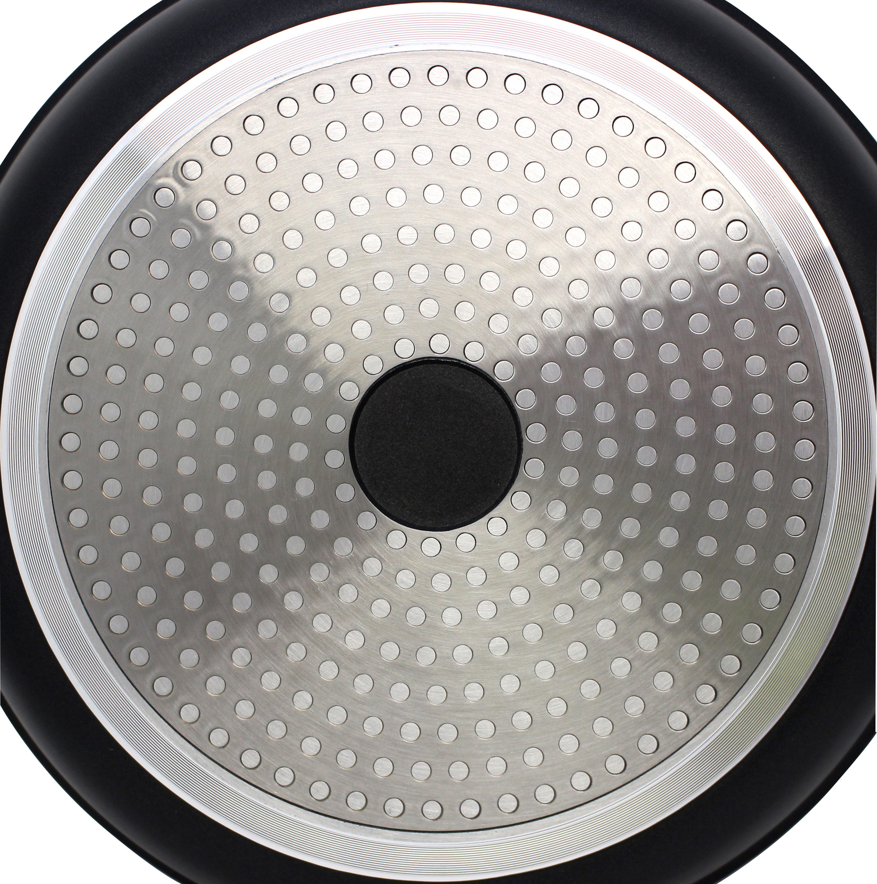 Elo Pfannen-Set Alucast, Aluminiumguss (Set, 3-tlg., je 1 Pfanne Ø 20/24/28 cm, H: 4,5/5/6 cm), Induktion