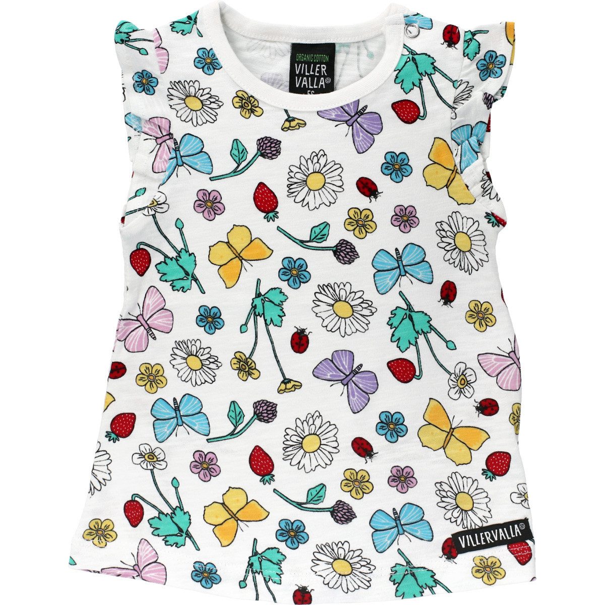 Villervalla Jerseykleid Flower Mädchen (1-tlg) Bekleidung, Outfit, Dress, Robe, Sommerkleid