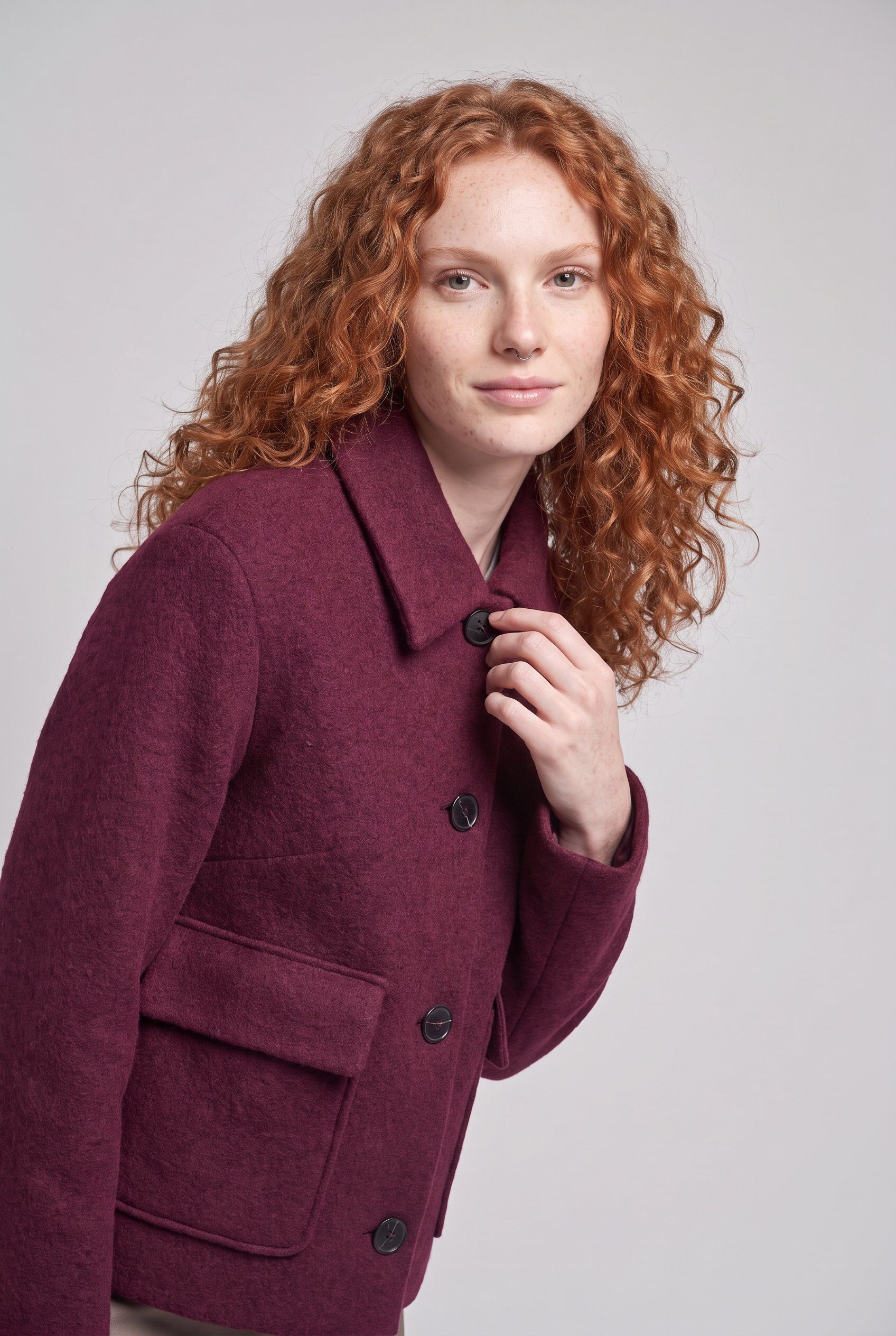 Fuchs Schmitt Wolljacke Wolljacke Mit Rundhalsausschnitt
