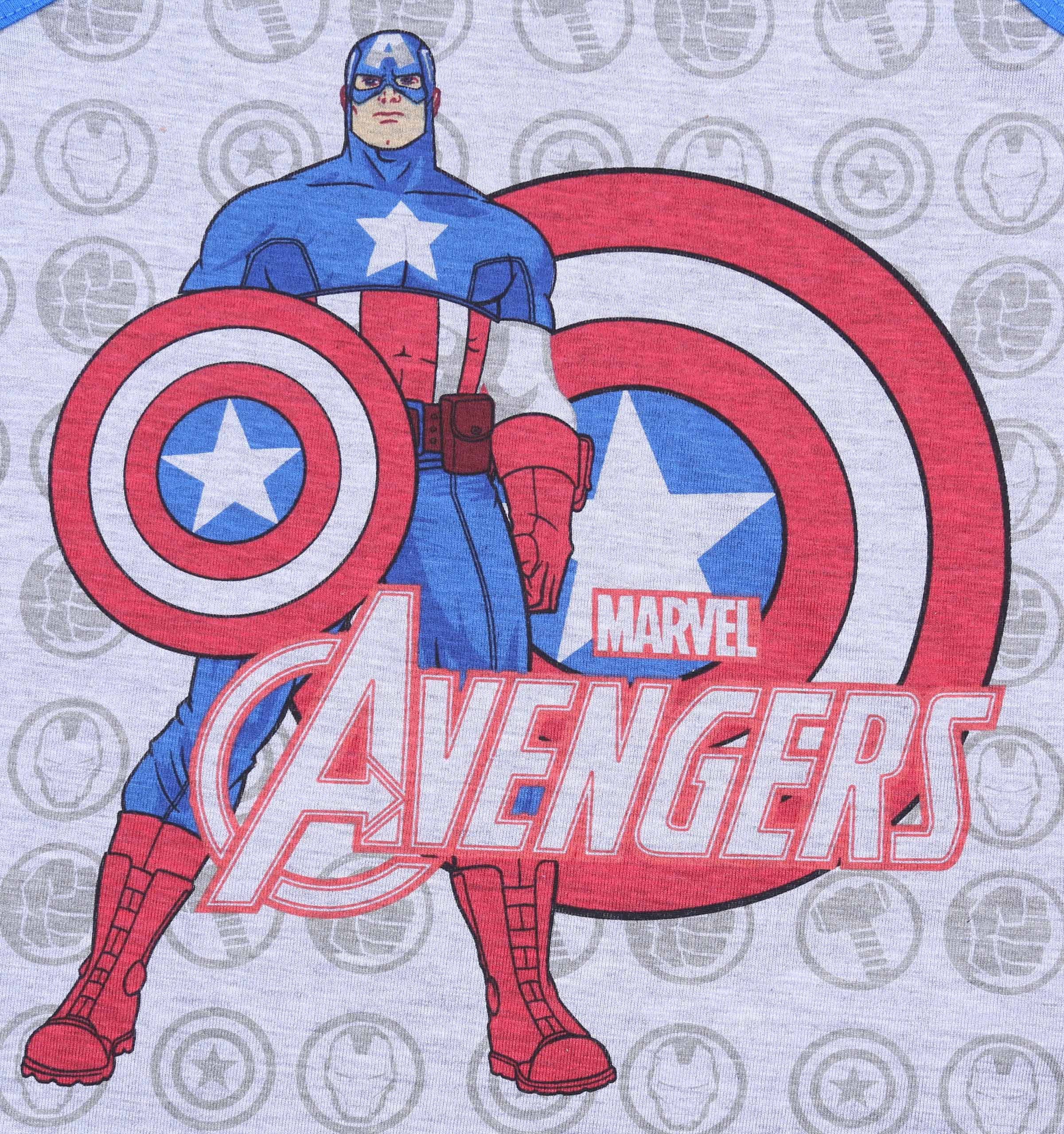 Sarcia.eu Blusentop Graues T-Shirt + Unterhose AVENGERS MARVEL 8-9 Jahre