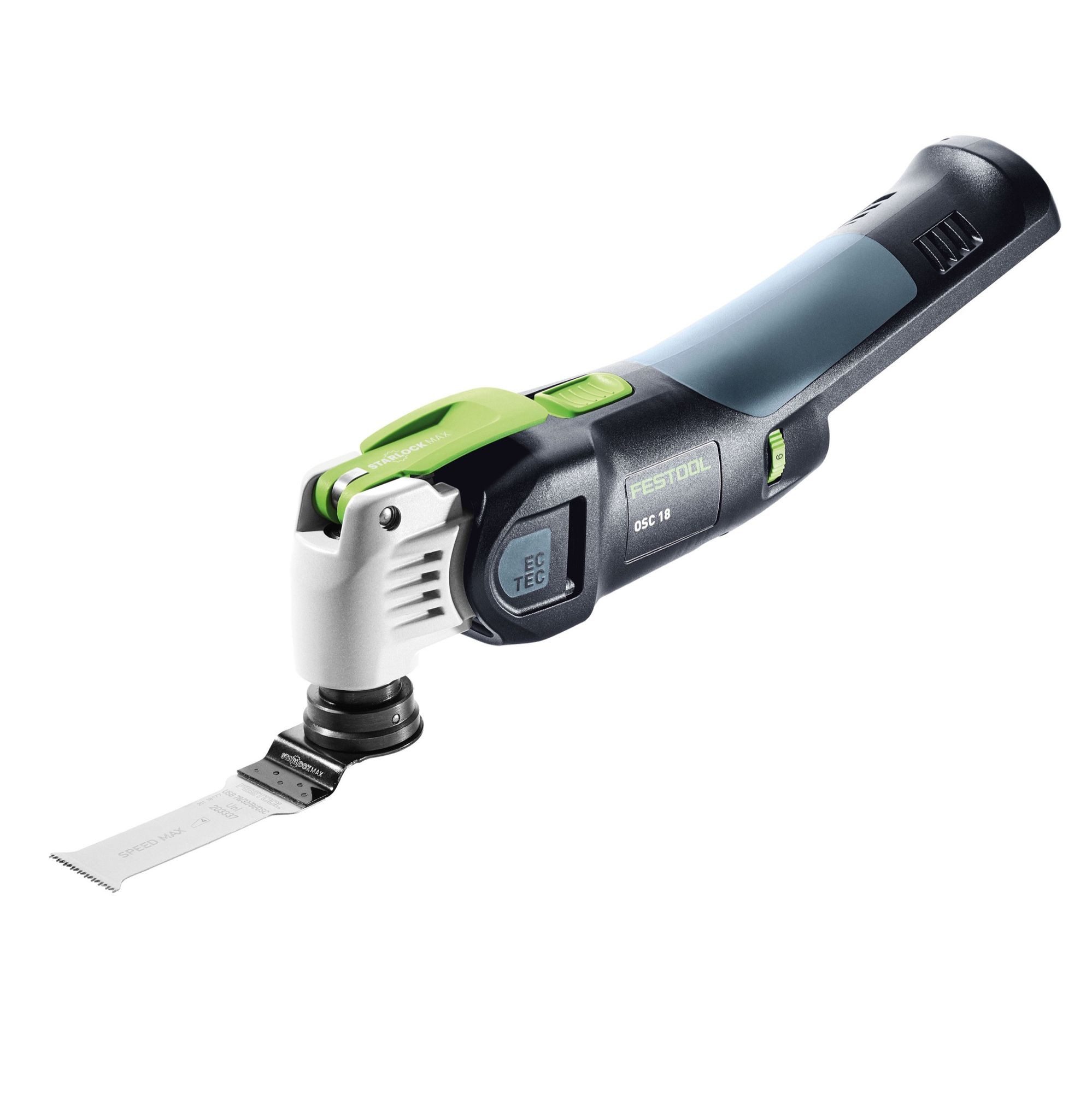 FESTOOL Akku-Multifunktionswerkzeug OSC 18 Li E-Basic Set Vecturo Akku Oszillierer 18V (574849) Brushle