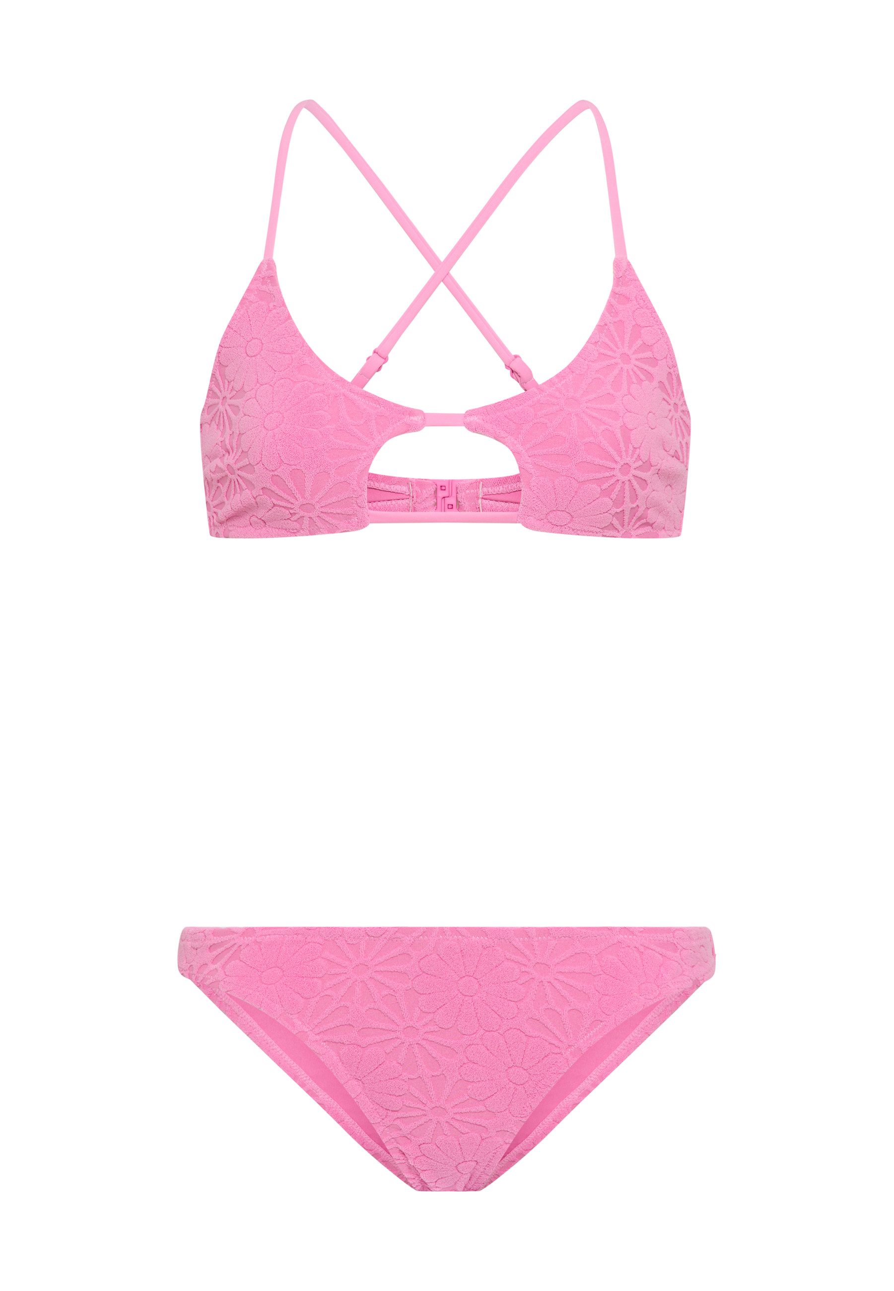 LSCN by LASCANA Bustier-Bikini aus trendiger Strukturware