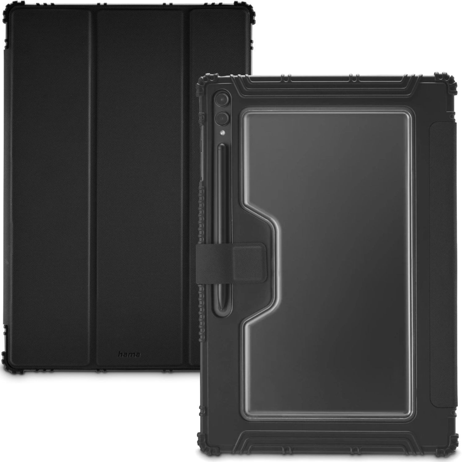 Hama Tablet-Hülle Rugged Case Smart Tasche Book Cover Stoßfest 14,6 Zoll, Ständer Schutz-Hülle Rugged Case für Samsung Galaxy Tab S10 Ultra 14,6