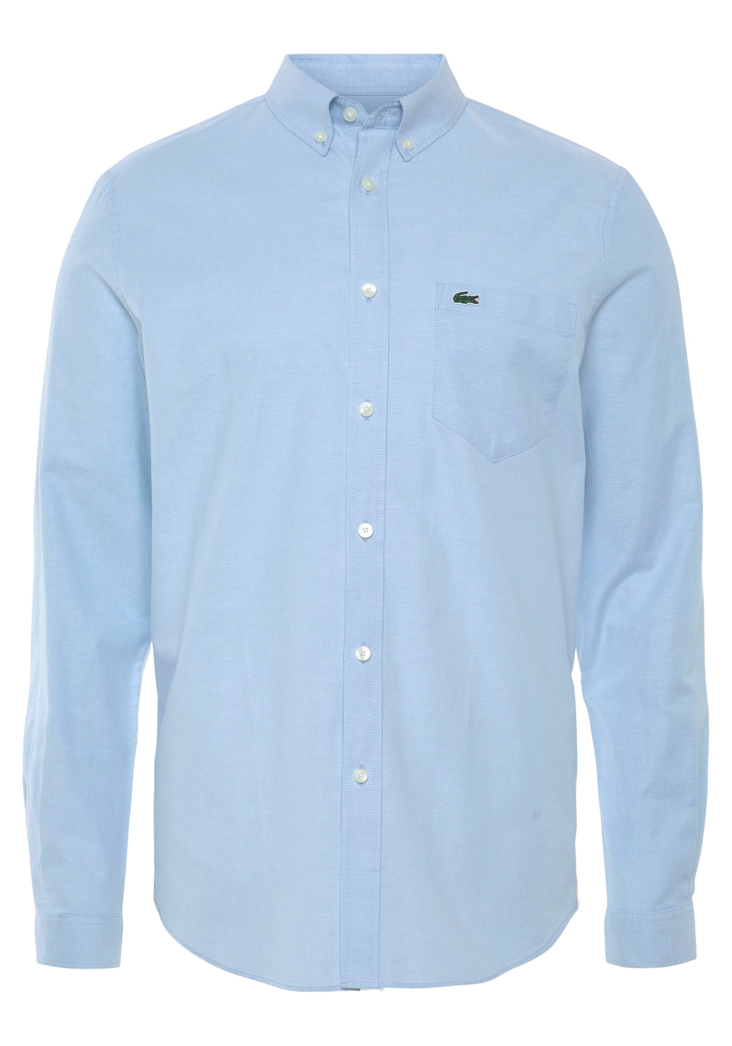 Lacoste Langarmhemd, Button-down-Kragen