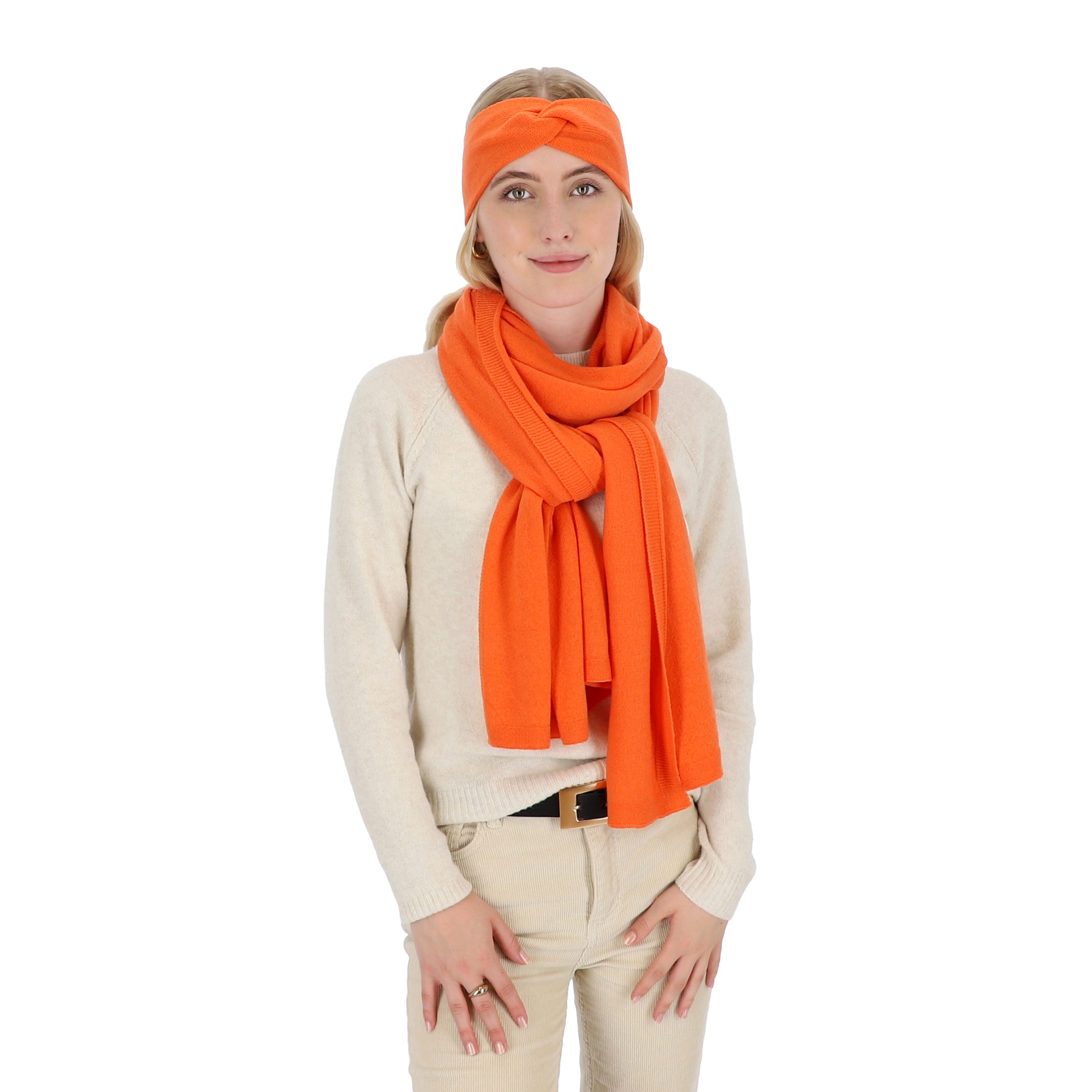 halsüberkopf Accessoires Stirnband Feinstrick-Stirnband mit optischen günstig online kaufen