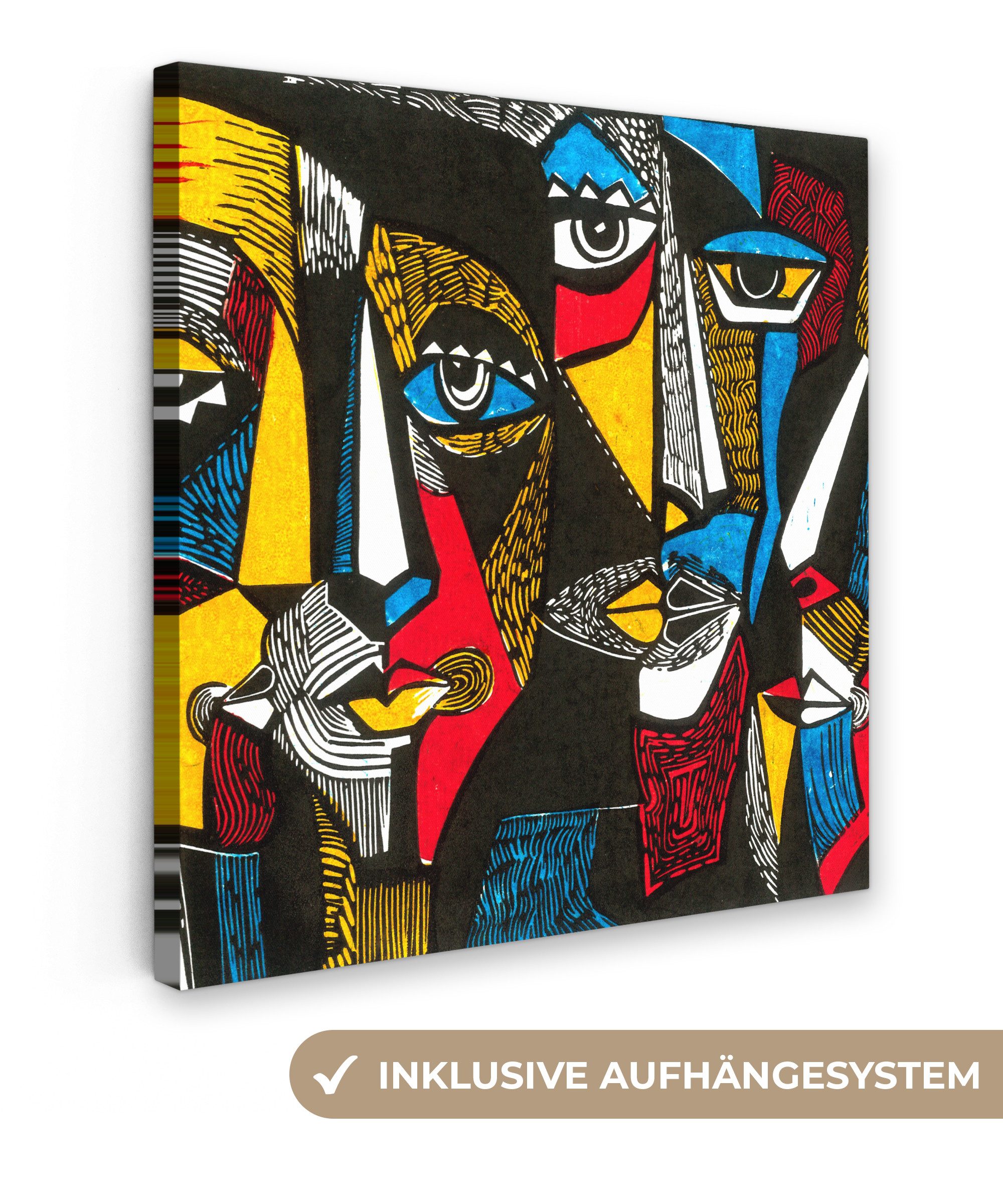 OneMillionCanvasses® Leinwandbild Malerei - Ölfarbenoptik - günstig online kaufen