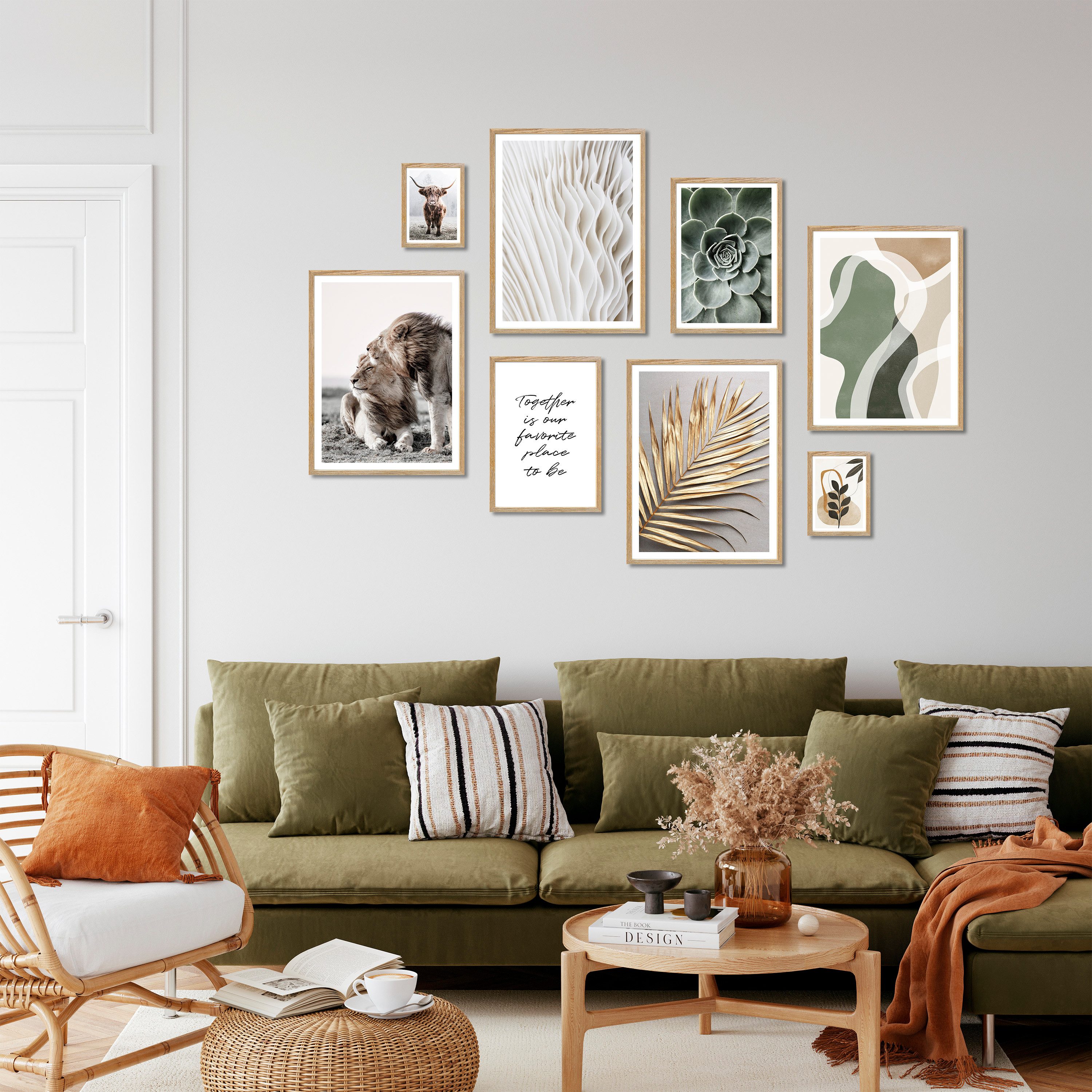 ARTFAVES Bilder-Collage Poster Set - ABSTRACT günstig online kaufen