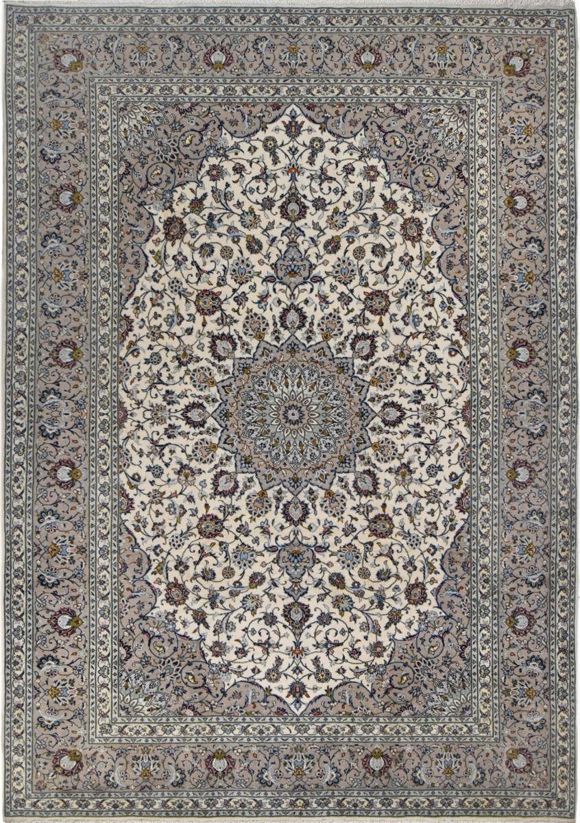 Orientteppich Keshan 249x354 Handgeknüpfter Orientteppich / Perserteppich, Nain Trading, rechteckig, Höhe: 12 mm