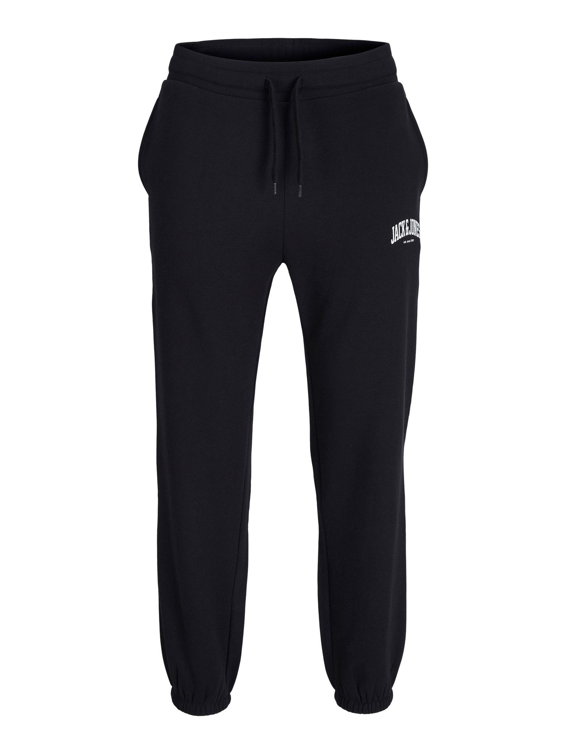Jack & Jones Jogginghose Plus Size Sweatpants Übergröße mit Logo JPSTKANE für Herren Baumwolle Oversized fit unifarben wärmend Tunnelzug