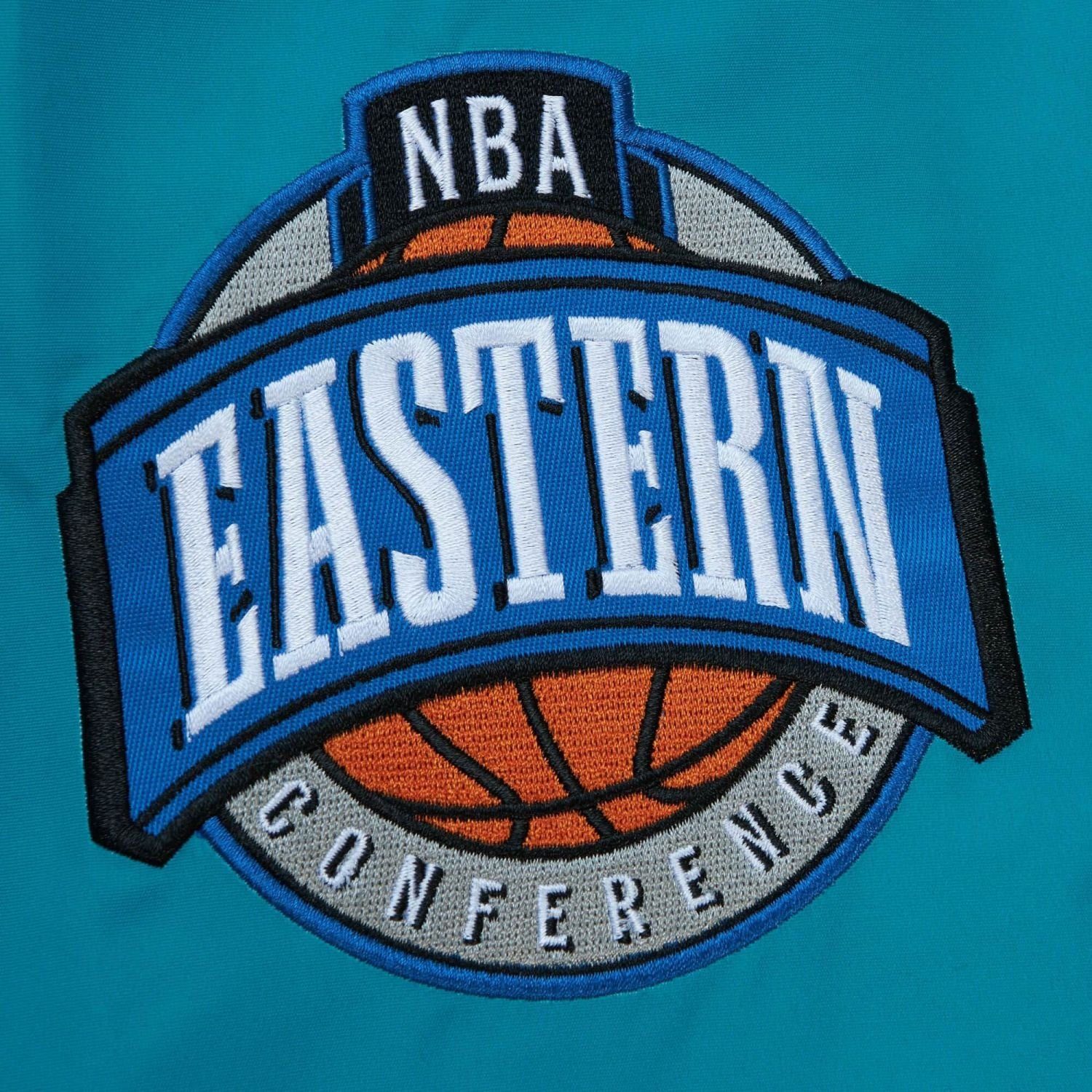 Exploded Windbreaker Hornets Mitchell Logo Up Ness & Charlotte