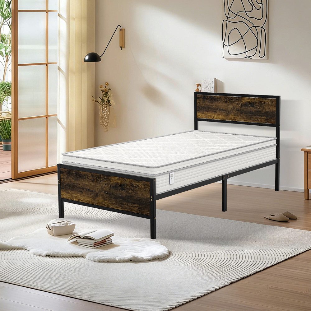 GLIESE Bett-Set mit Kopfteil