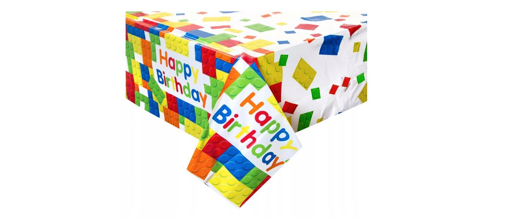 Festivalartikel Tischdecke Brick Geburtstagsfeier Folien-Tischdecke 137x213cm