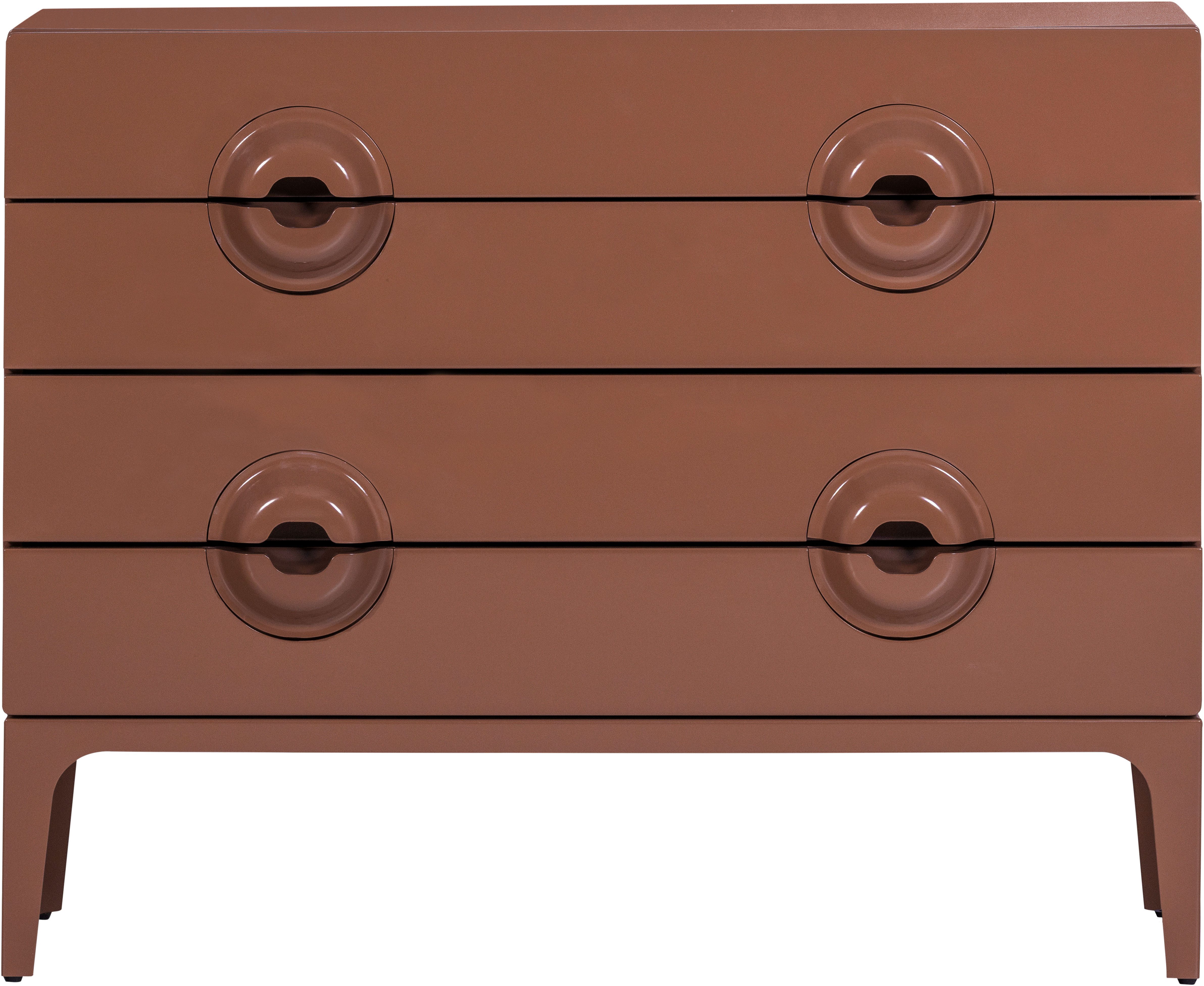 WOOOD Sideboard Merge mit Eukalyptusholz und Dämpfung Funktion B 110 x T 44 x H 89 cm, Tragkraft 150 kg, vollständig montiert geliefert, sichtbare Maserung