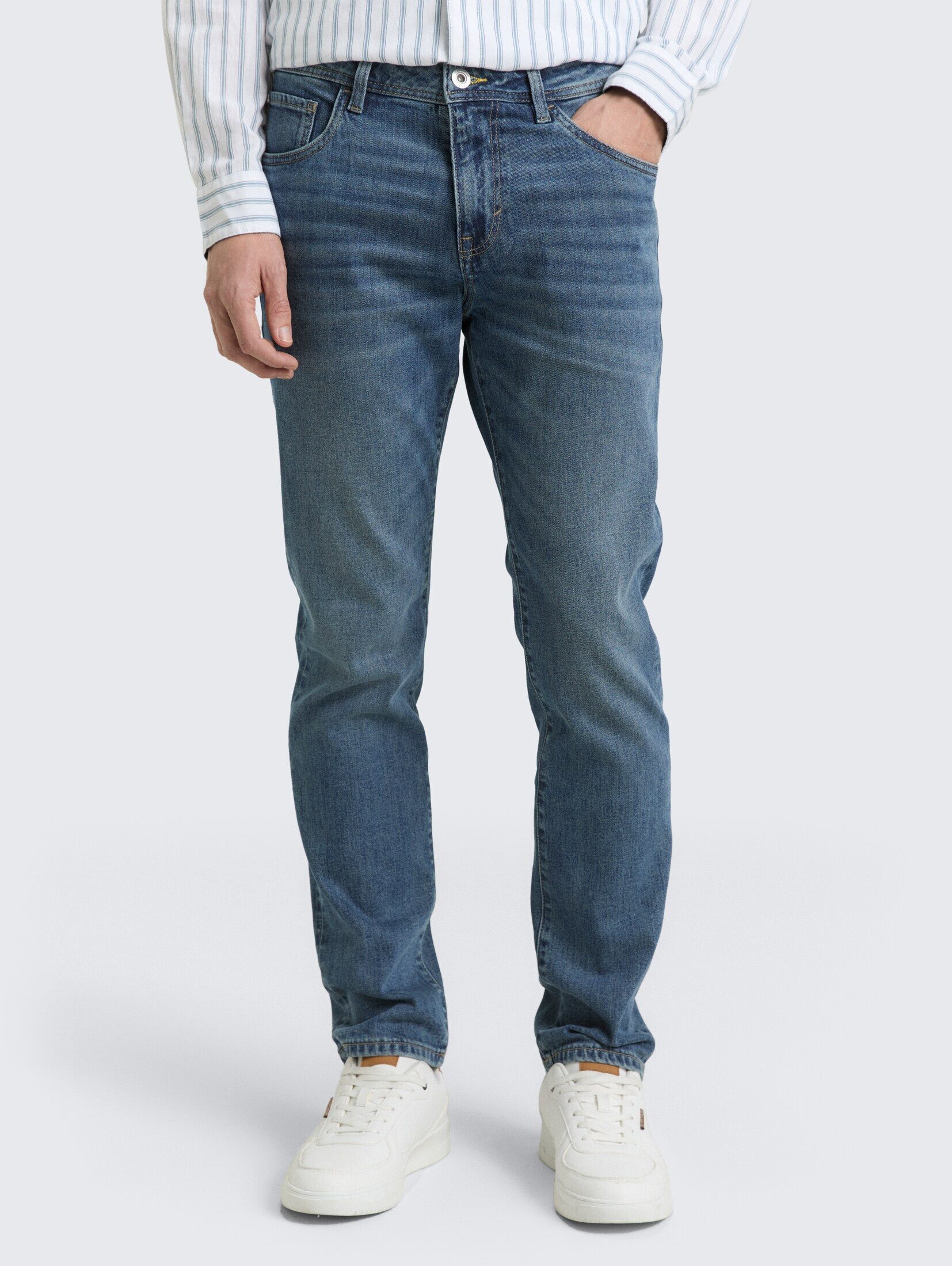 TOM TAILOR Slim-fit-Jeans Jeanshosen TTJOSH REGULAR SLIM Jeans günstig online kaufen