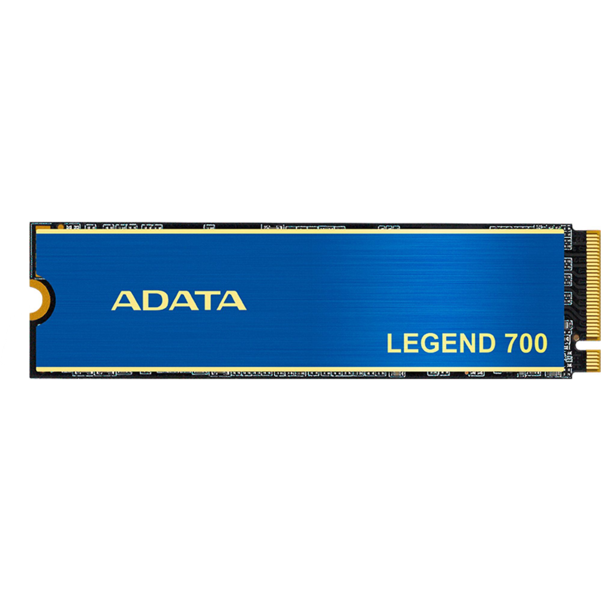 ADATA ADATA LEGEND 700 512 GB, SSD, (PCIe 3.0 x4, NVMe interne HDD-Festplatte (512 GB) Steckkarte"