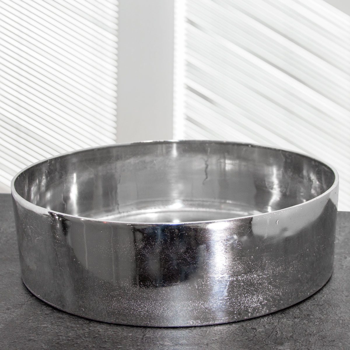 Wanddekoobjekt Flaschenkühler, Sektkühler, Eiseimer, Eisbehälter, Aluminium, XXL