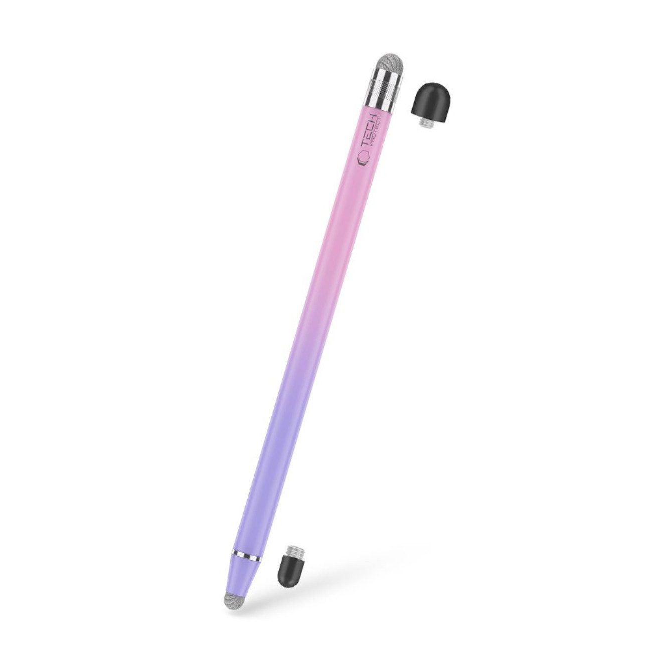 TECH PROTECT Eingabestift USP100 (5-teiliges Set (1 Stift + 4 Spitzen) 4-Spitzen-Eingabestift für präzises Zeichnen und Schreiben