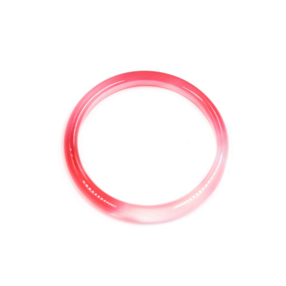Cavill Solitärring Schicker Pinker Achat Band günstig online kaufen