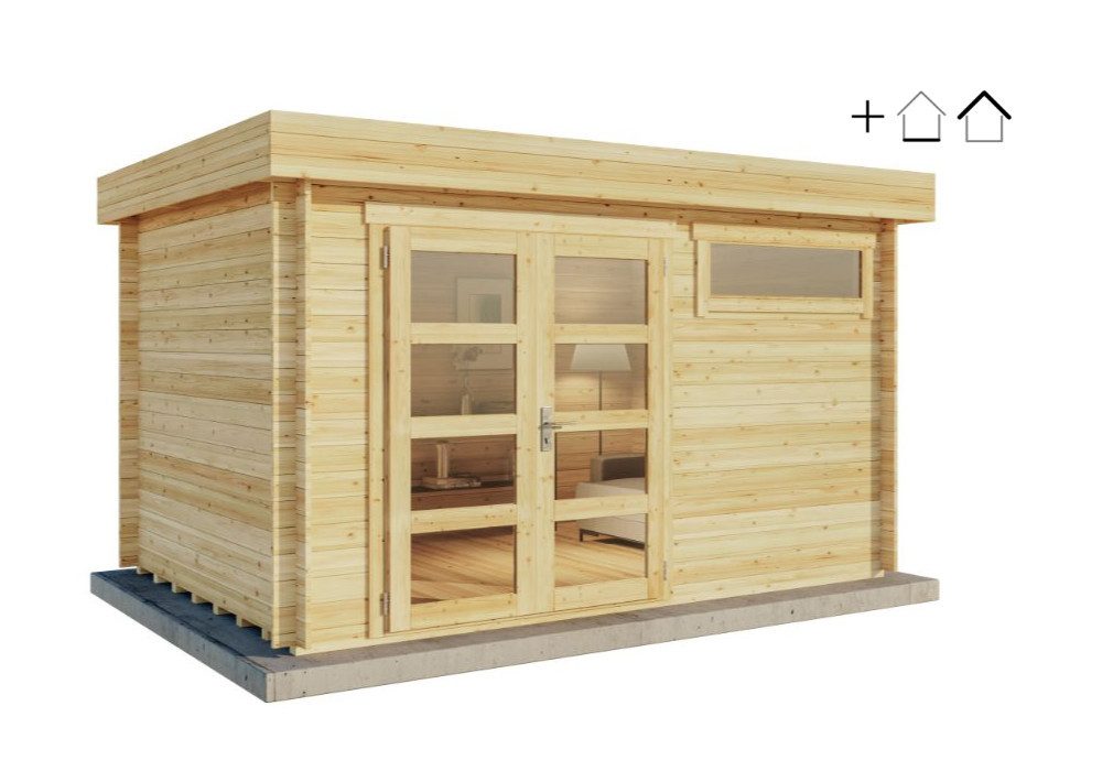 Alpholz Gartenhaus Holz Set - Leandro-28, günstig online kaufen
