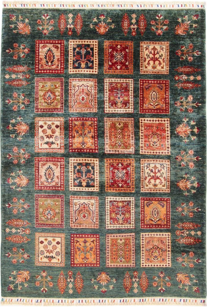 Orientteppich Arijana Bakhtiari 123x176 Handgeknüpfter Orientteppich, Nain Trading, rechteckig, Höhe: 5 mm