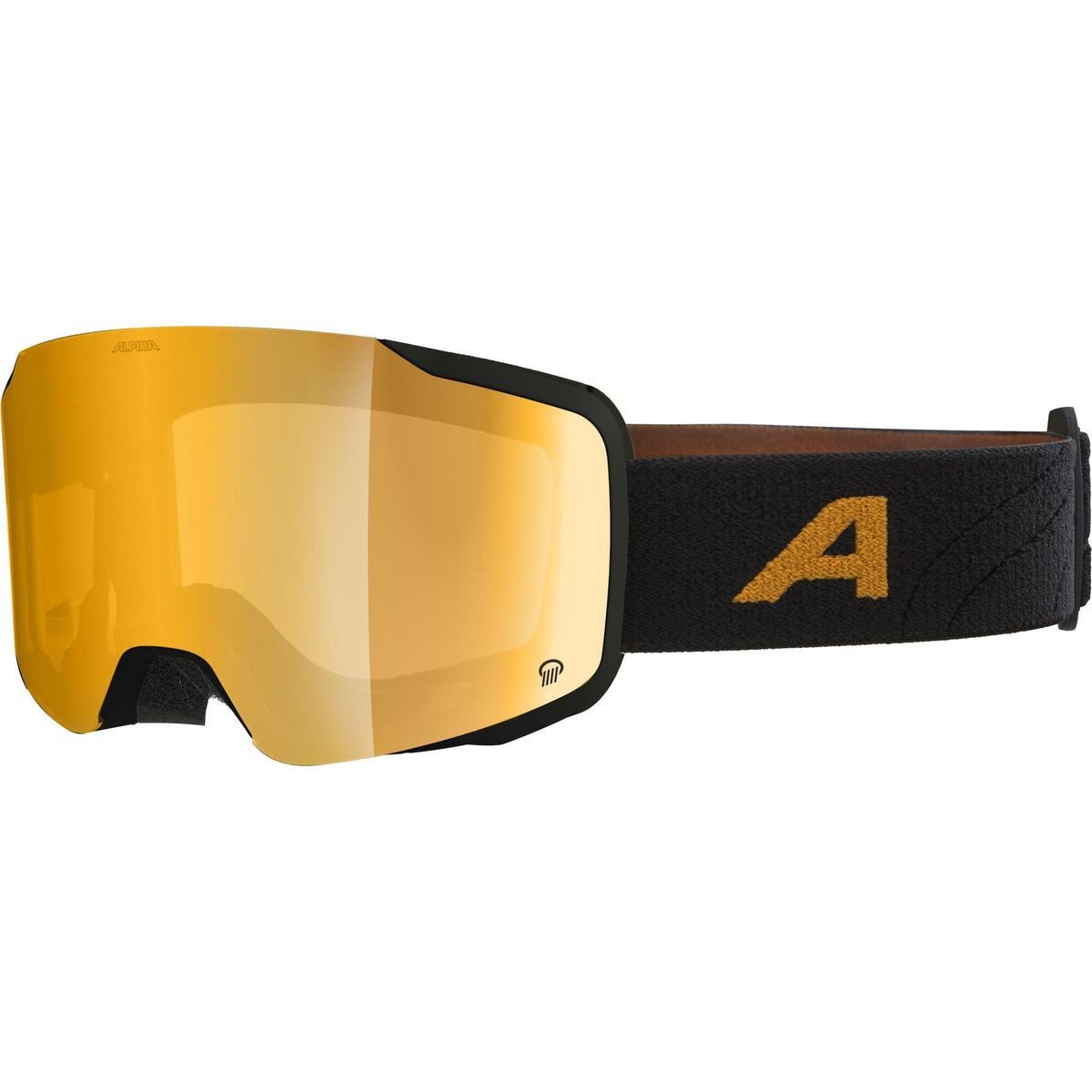 *Alpina* Skibrille Taos Q, Moderne Skibrille mit Quattroflex Scheibe für klare Sicht und