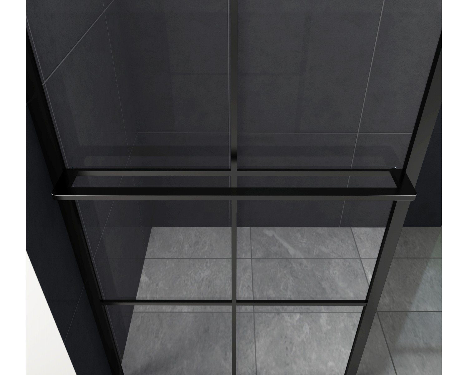 Home-systeme Duschtrennwand Hugo – 70 X 140 Cm, 6 Mm ESG Sicherheitsglas Mit Lotus-Effekt, Fest Montierbar