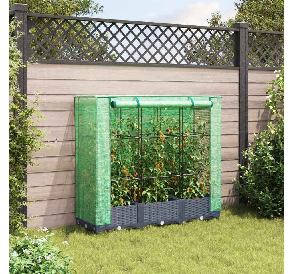 vidaXL Hochbeet, Hochbeet mit Gewächsha... vidaXL Hochbeet, Hochbeet mit Gewächsha...