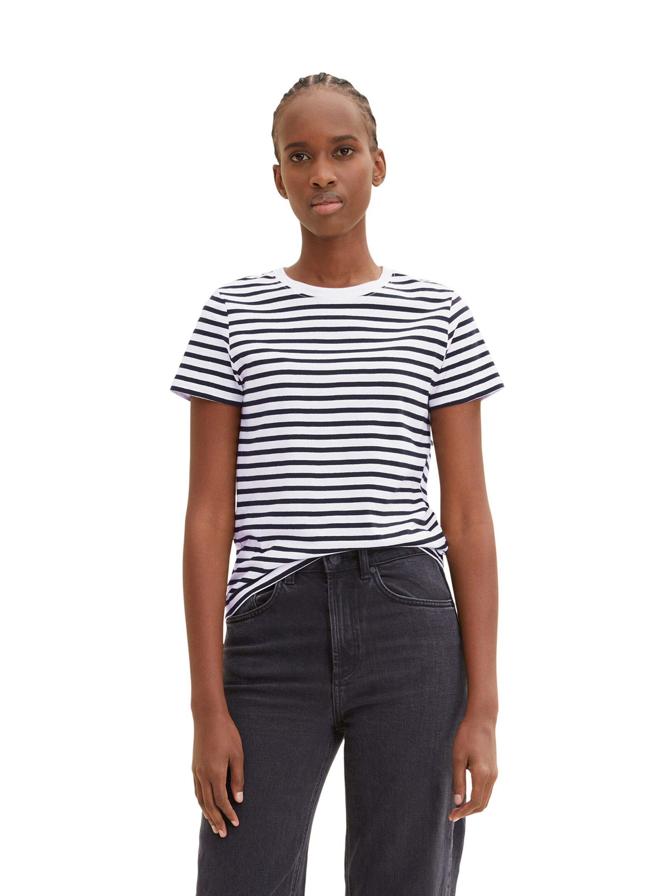 TOM TAILOR Denim T-Shirt (1-tlg) Plain/ohne günstig online kaufen