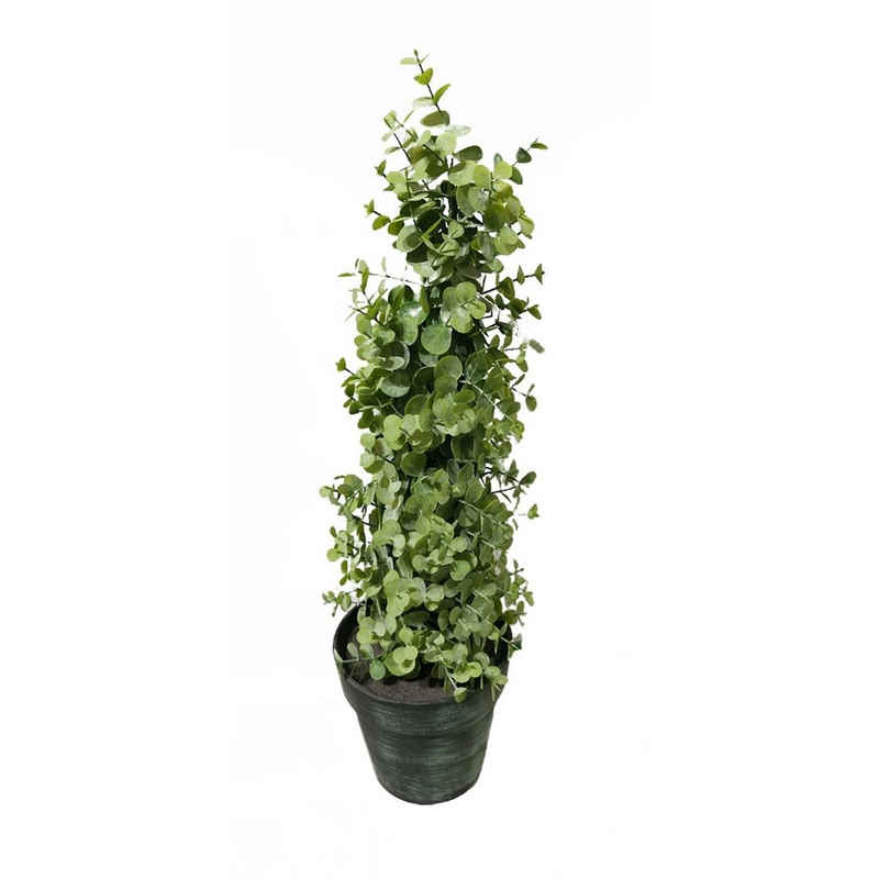 Kunstblume »Eukalyptusbäumchen 53 cm Kunstpflanze Flora« Eukalyptus, HTI-Living, Höhe 53 cm