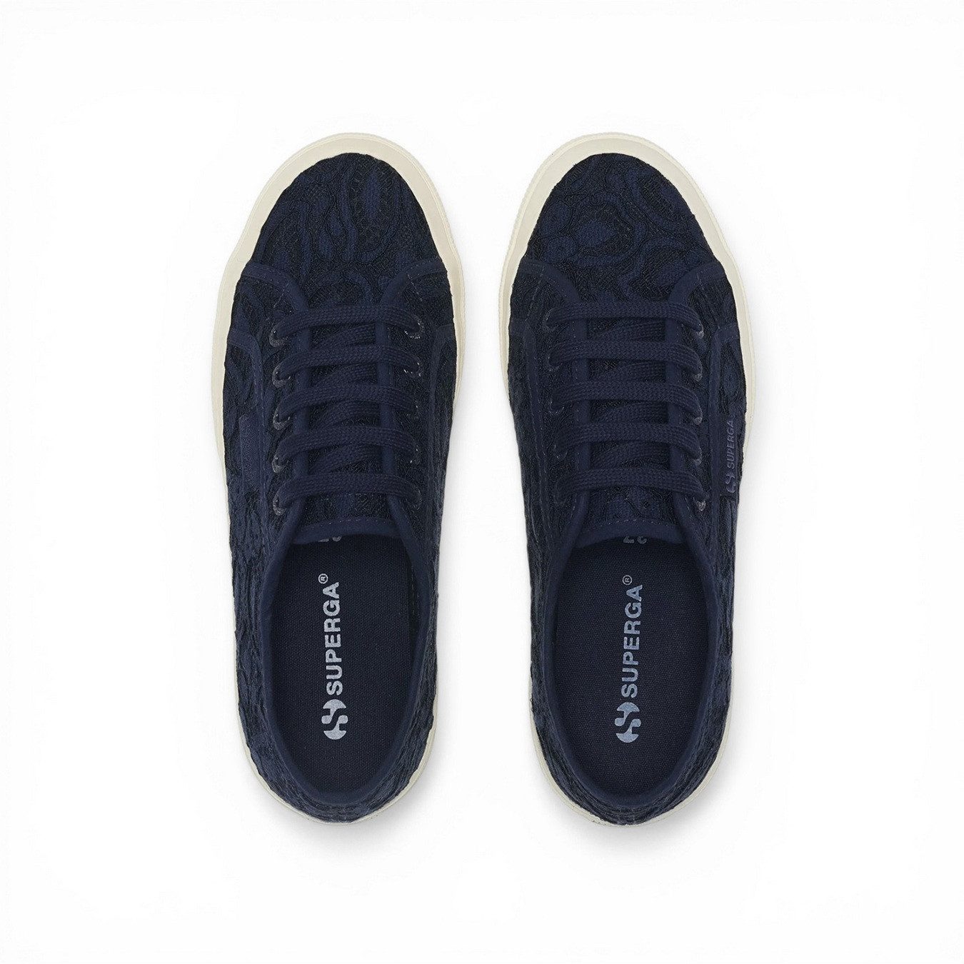 Superga Pizzo Macrame 2750 navyblau Damen Sneaker