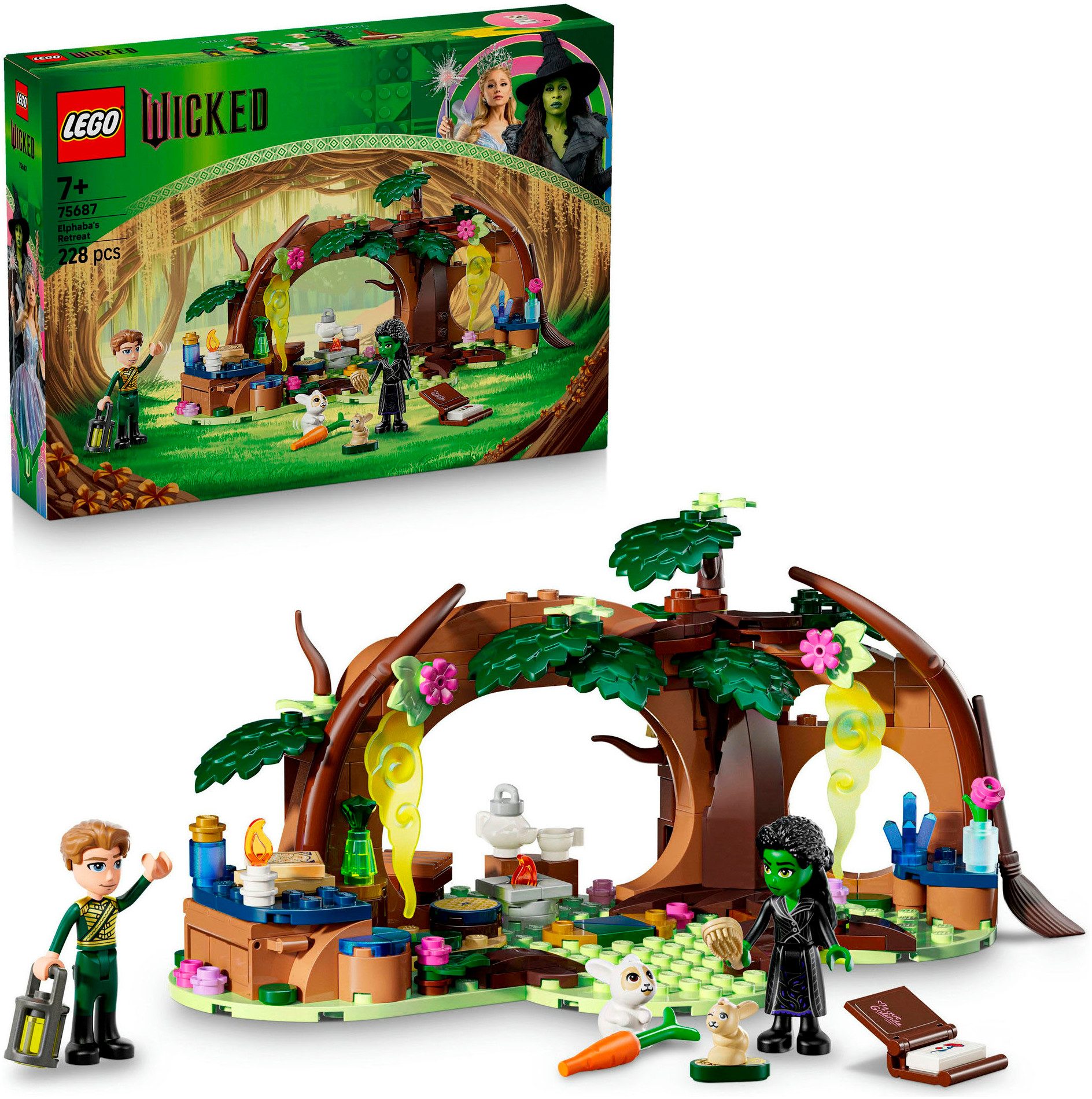 LEGO® Elphabas Versteck (75687), LEGO Wicked Konstruktionsspielsteine, (228 günstig online kaufen