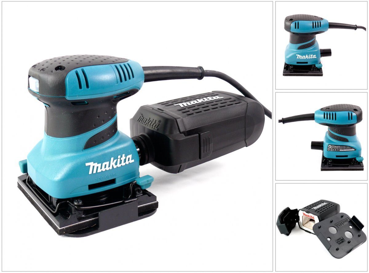 Makita Exzenterschleifer BO 4555 Watt 102 mm Schwingschleifer x 200 Faust 112