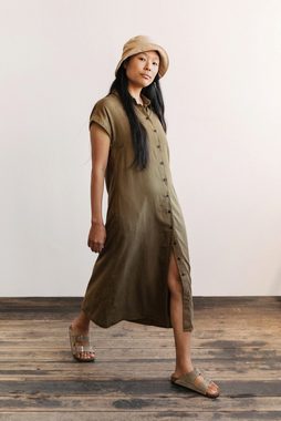 TWOTHIRDS Sommerkleid Takamaka - Olive nachhaltig, stylish