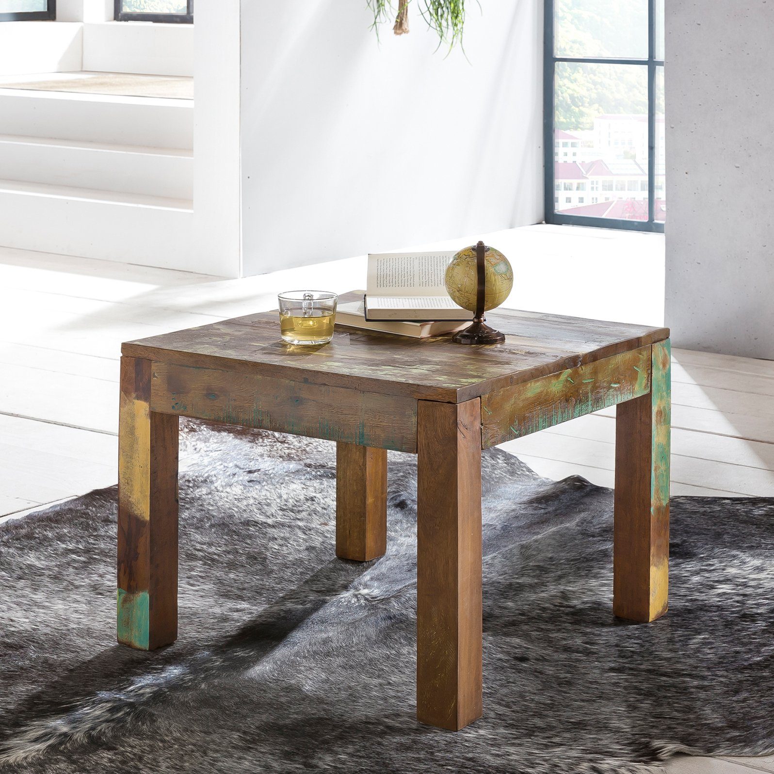 FINEBUY Couchtisch FB45306 (60x47x60 cm Mango günstig online kaufen