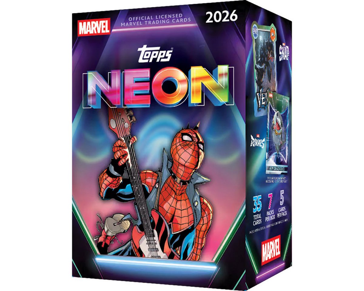Topps Sammelkarte Topps Marvel Neon 2026 - 1 Value Box