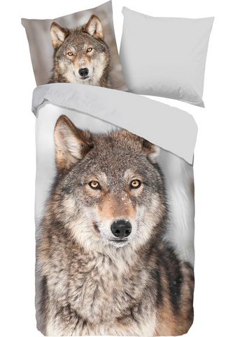 good morning Wendebettwäsche »Wolf« su Tierprint