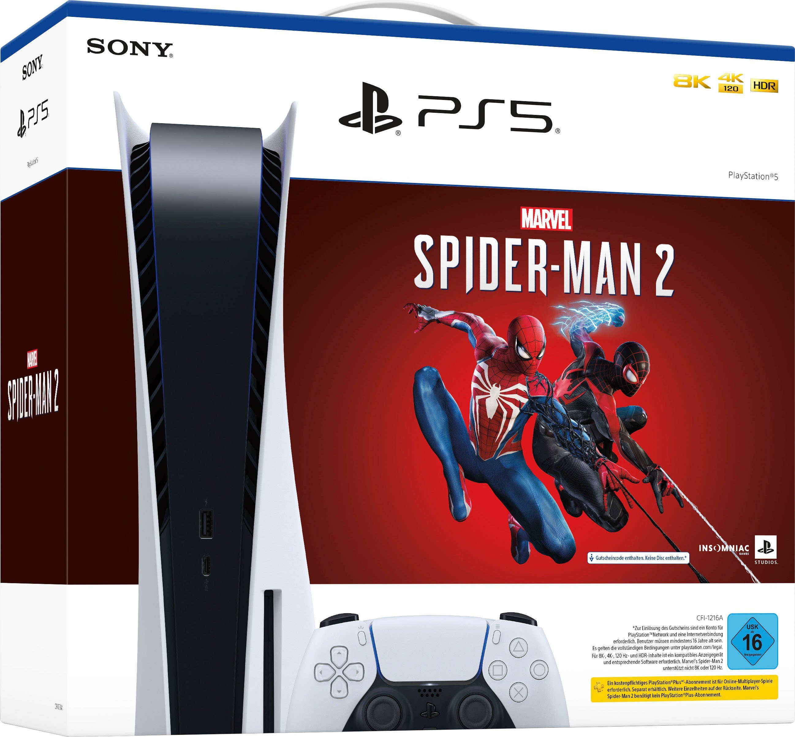 Spider PlayStation 5 Marvel's Bundle Bundle Man normales 2