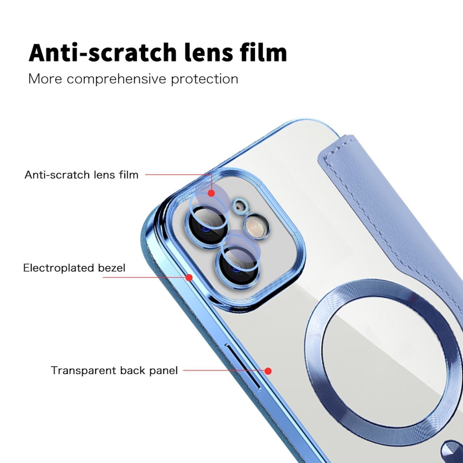 Wigento Handyhülle Für Apple iPhone 17 Pro Max Magsafe RFID 360 Kunstleder Hülle Braun, Magsafe Kunstleder Schutzhülle mit RFID-Schutz und Ständer – Bild 5 von 5